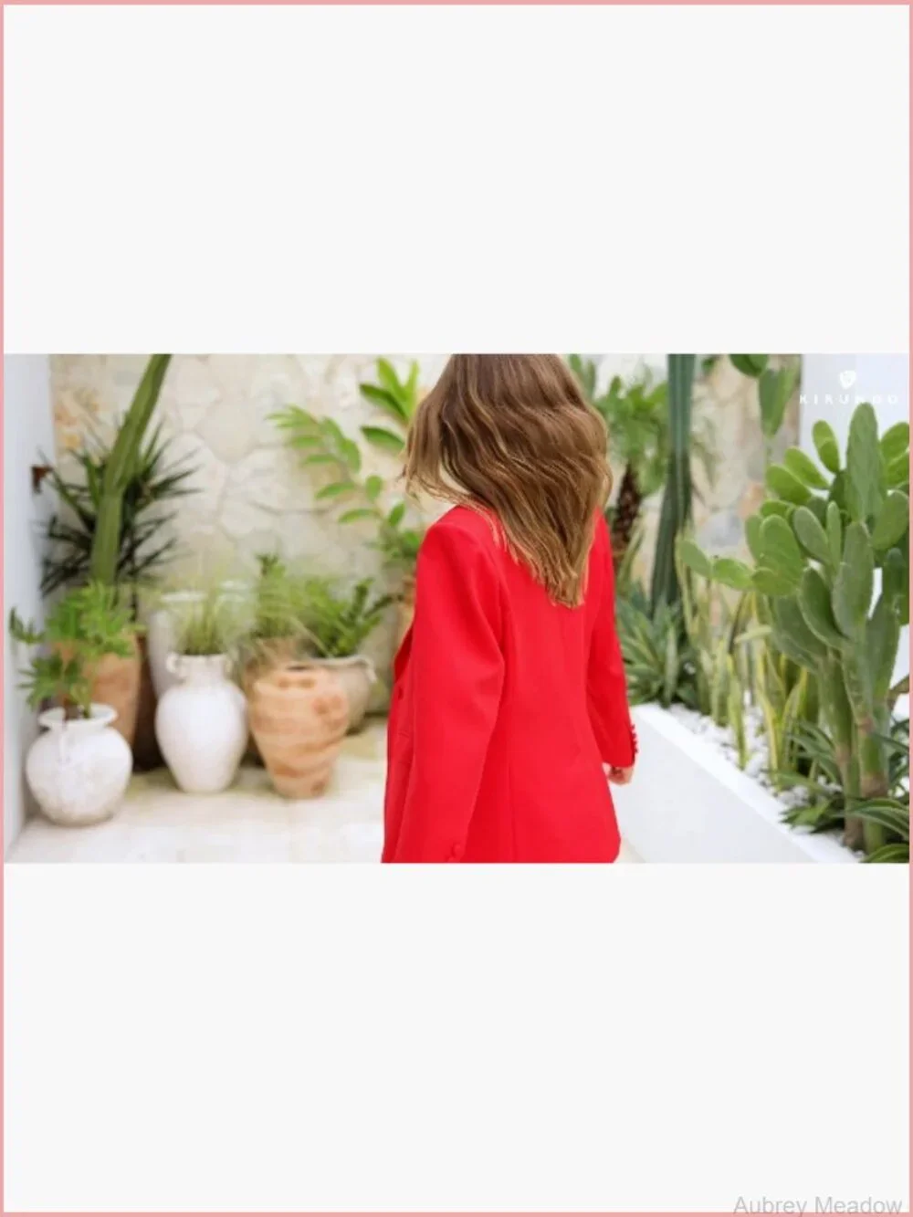 Oversized Long Sleeve Blazer Lapel Collar Button Front Suit Jacket Work